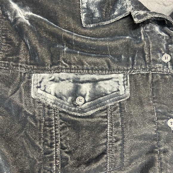 Kayla Seo Gray Velvet Blazer/Jacket - Picture 5 of 9